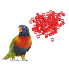 100 Pcs 8mm Carrier Supplies Leg Number Pigeon Training Bird Identify Ring