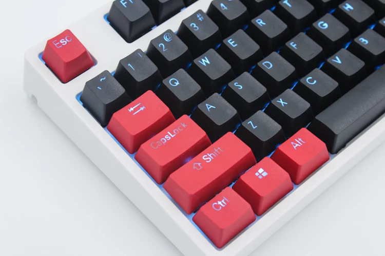 MP 104 PBT красная и черная клавиатура с двойной подсветкой Cherry MX Переключатель для NOPPOO/Ducky/filco проводная USB механическая клавиатура Keycap