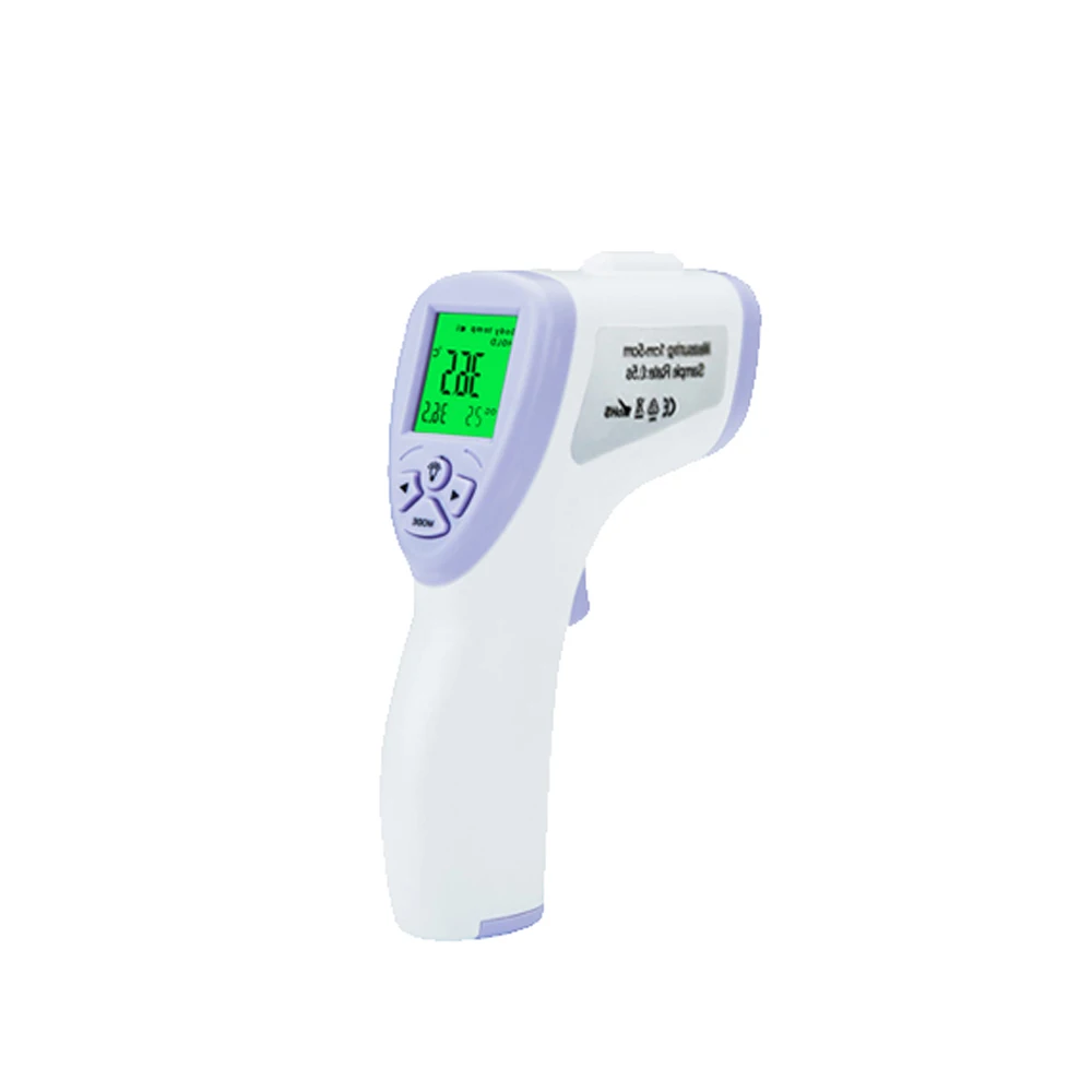 Детский цифровой термометр Termometro Infravermelh для тела инфракрасный лоб Бесконтактный диагностический инструмент Электронный термометр - Цвет: Purple No Box