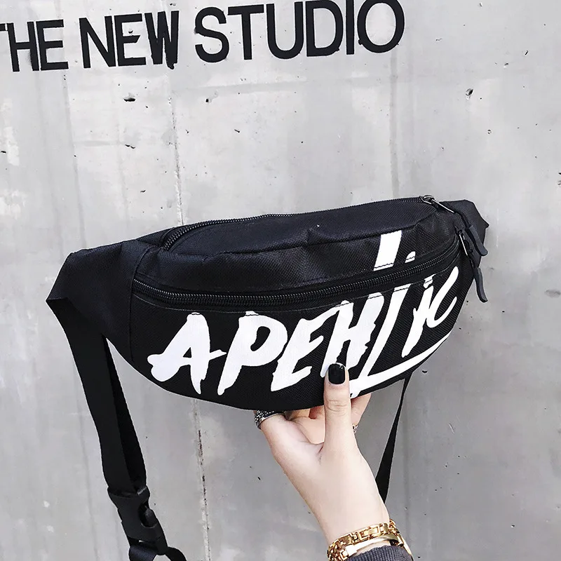 

Han edition joker bags women 2018 new cool streets worn fashion wind honey disco dancing chest pocket bag