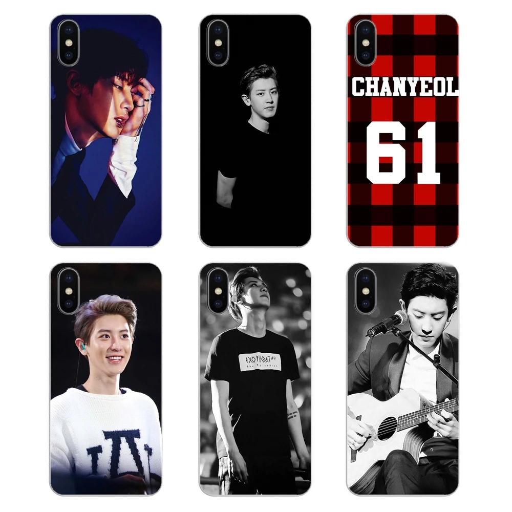 Мягкий прозрачный чехол для Samsung Galaxy Note 8 9 S9 S10 A8 A9 Star Lite Plus A6S A9S Park Chanyeol EXO Print |