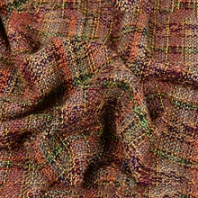 Роскошная многоцветная клетчатая твидовая шерстяная ткань для зимнего осеннего пальто из хлопка и шерсти tissu, ткань tecidos telas stoffen SP5691