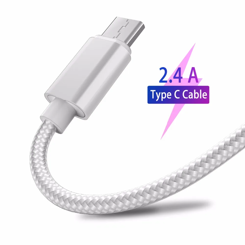 

USB Type C Cable Quick Charging for Huawei P20 Lite P30 Pro Typec Data Sync Charger 2M for Xiaomi Mi 8 9 se Samsung Galaxy a50