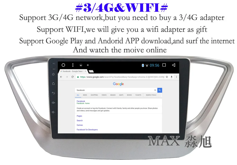Top MAX GPS Navigation System Android 8.1.0 Car DVD For Hyundai Verna Solaris 2017 2018 Car Radio RDS Map SWC 4G WiFi Bluetooth Call 8