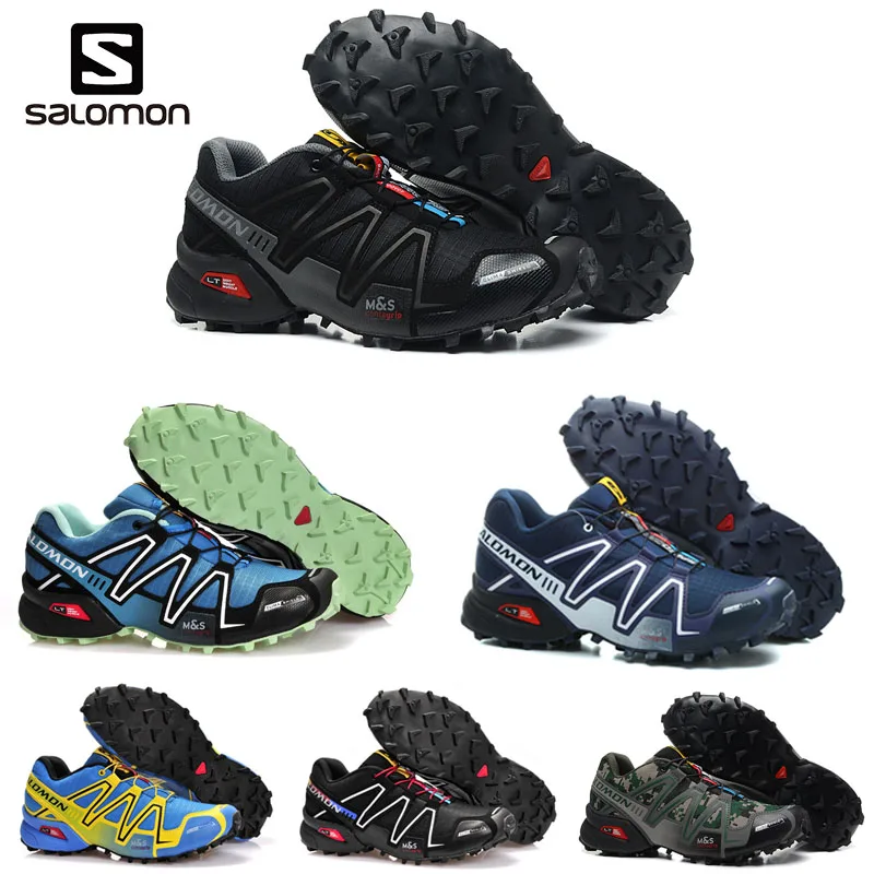 2019 Salomon speed Cross 3 CS III мужские кроссовки прочные кроссовки дышащие Мокасины Обувь Кроссовки черная обувь 40-46 Лидер продаж