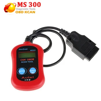 

5PCS/lot Best Quality MS300 OBD2 OBDII EOBD Scanner Car Code Reader Data Tester Scan Diagnostic Tool DHL free shipping