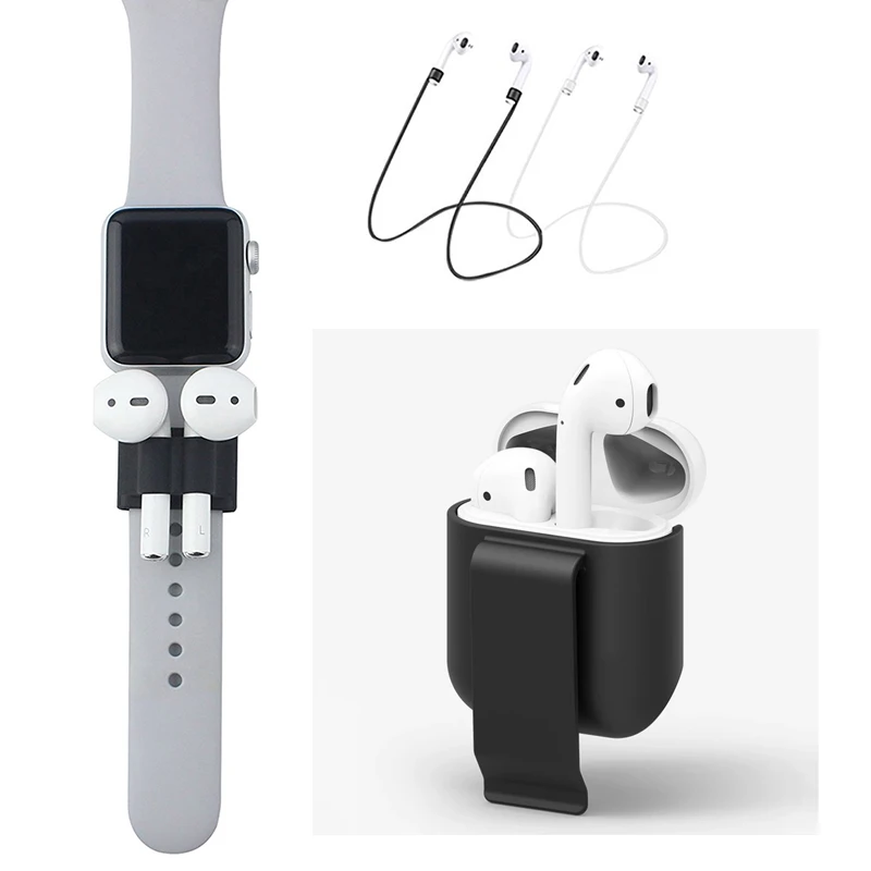 Hanging On Waist Earphone Case For Apple AirPods Case Earbud Strap Earphones Storage Sleeve
