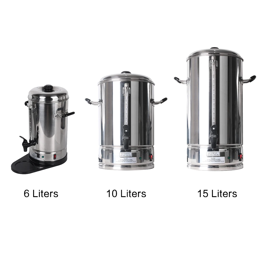 

ITOP Commercial 6/10/15L Coffee Maker Machine Coffee Powder Cooker With Filter Basket Kitchen Bevarage Cooking Tools