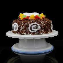 Kuchen Schwenkplatte Dreh Dekoration Stehen Plattform Turntable 28 cm Runde Rotierenden Kuchen Swivel Weihnachten Backen Werkzeug CT1030