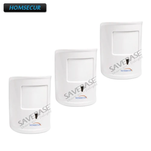 

HOMSECUR 3Pcs A12 IR Motion Sensor 433MHz Wireless Pet Immune PIR For Our Alarm System