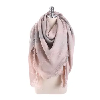 

New Winter Scarf Fashion Women Scarf Luxury Plaid Cashmere Scarves Women Wrap Shawl Pashmina Scarves Bandage Bufanda 140*140