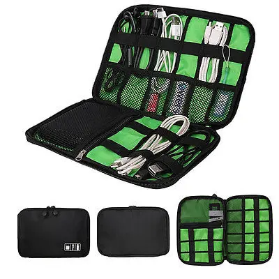 

Earphone Data Cable USB Flash Drives Case Digital Storage Bag Organizer