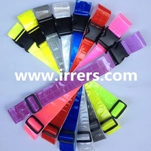 Модный светоотражающий пояс; безопасность пояс Светоотражающие отражательная защитная одежда видимость светоотражающий жилет светоотражающий пояс подходит