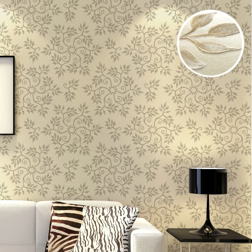 機能現代スノーフレークデザイン幾何学的な花ダマスク 3d エンボス加工のテクスチャ壁紙ベージュ紫 青グレー壁紙ロール 10 メートル Wall Paper Rolls Paper Rollwallpaper Beige Aliexpress