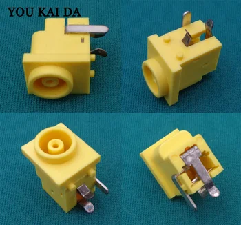 

DC Jack Power Charging Socket Port Connector Laptop Yellow color 100pcs