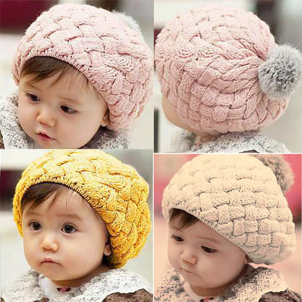Baby Girl Hats Kids Children Baby Lovely Hat Photo Props Beanie Crochet