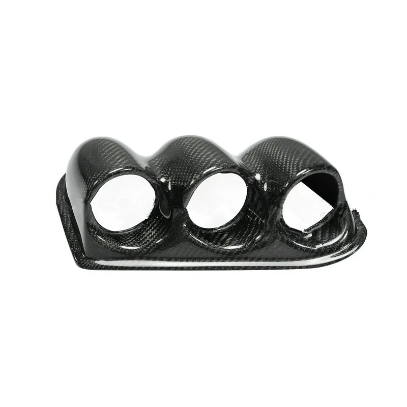 

For 2003-2007 EVO7 8 9 RHD DASH TRIPLE GAUGE POD (52MM or 60MM) CT9A Carbon fiber CF