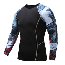 Compression Shirt rashguard Fitness Long Sleeves T Shirt Cadiz Top Clothing blusa slim fit Men Sportswear Brand ahegao t-shirt