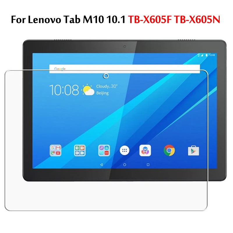 

Tempered Glass membrane For Lenovo Tab M10 10.1 TB-X605F TB-X605N Steel Film Tablets Screen Protection Toughened