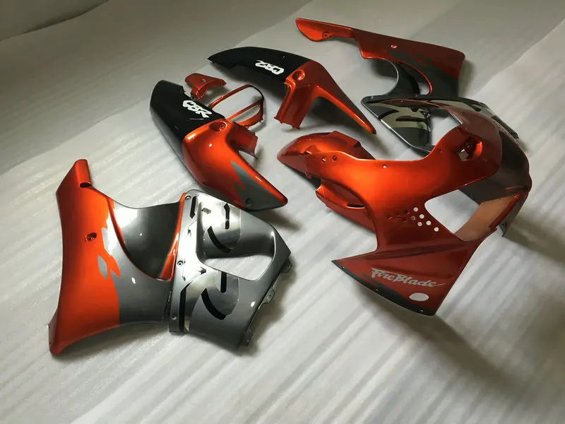 

Motorcycle Fairing kit for HONDA CBR900RR 919 98 99 CBR 900RR CBR 900 RR 1998 1999 ABS Red grey Fairings set+gifts HG04