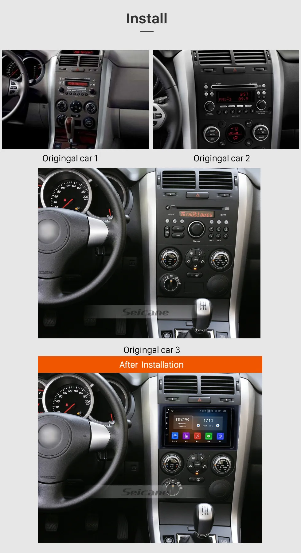 Excellent Seicane Android 9.0 GPS 2Din Multimedia Player 14G Wifi Head Unit For Suzuki Vitara 2005-2013 autoradio 7 inch Car Radio Stereo 1 Excellent Seicane Android 9.0 GPS 2Din Multimedia Player 14G Wifi Head Unit For Suzuki Vitara 2005-2013 autoradio 7 inch Car Radio Stereo 1