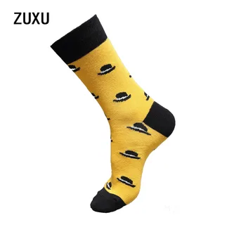 

Men's socks cotton England long men's socks college wind in the tube socks cotton leisure socks