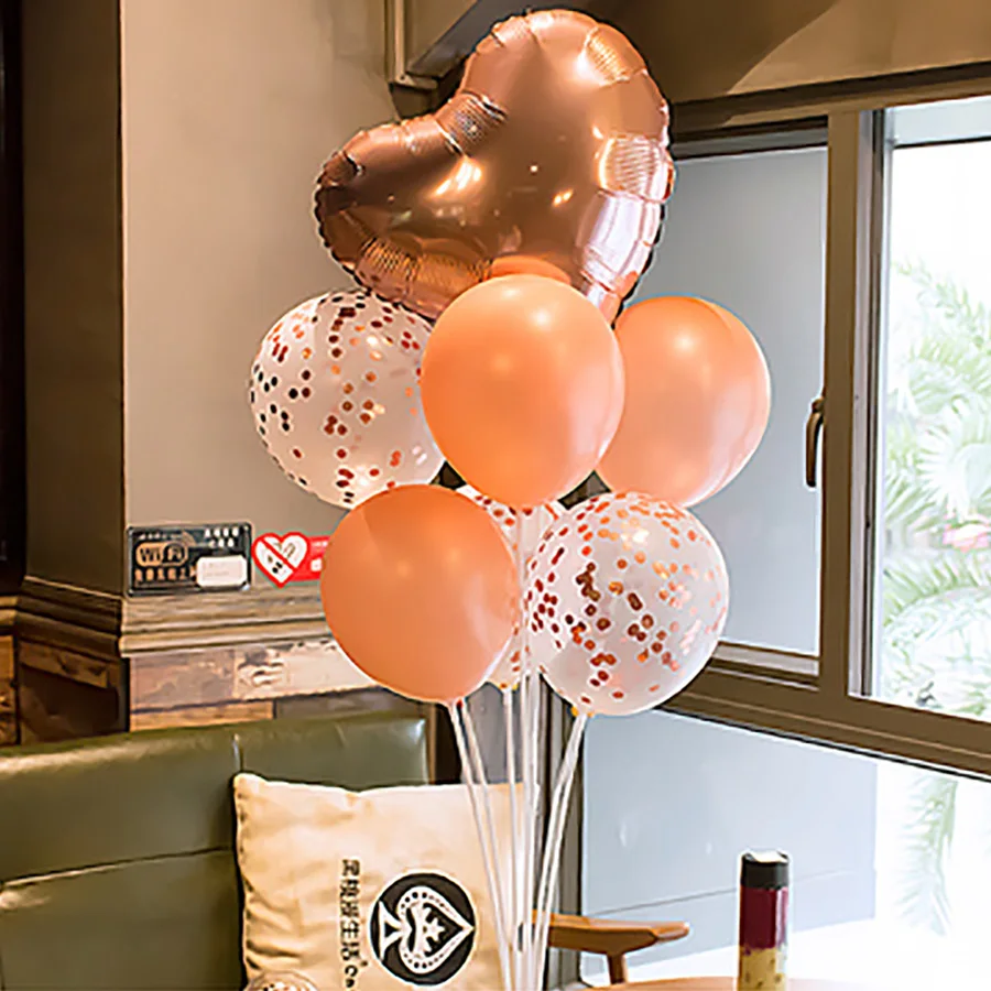 7 шт./лот алюминиевые воздушные шары из фольги в форме звезды конфетти балони