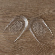 1 пара новых пяток стельки обувь массажная подушка из силиконового геля Вставки колодки массажер