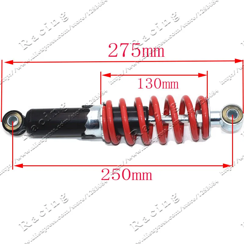ATV задний амортизатор/подвеска 250 мм отверстие для отверстия запасные части