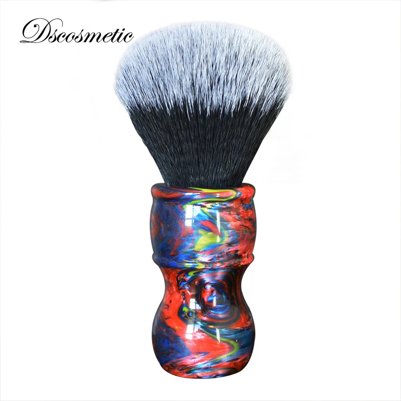 dscosmetic New 26mm Big shaving brush Knots Colorful Resin Handle