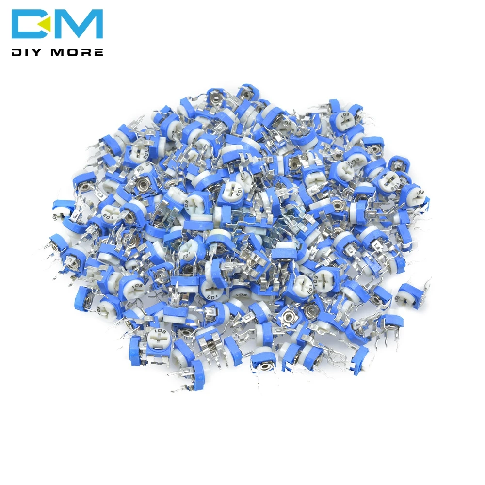 10PCS 100R 200R 500R 1K 2K 2.2K 3K 5K 10K 20K 50K 100K 500K 1M Ohm RM-065 RM065 Trimpot Trimmer Potentiometer Variable Resistor multiturn potentiometer,linear potentiometer,rotary potentiometer,trimmer potentiometer,adjustable resistor