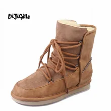 Женские зимние ботинки; теплые шерстяные водонепроницаемые женские ботинки; зимние ботинки; Женская водонепроницаемая обувь; модные женские ботинки