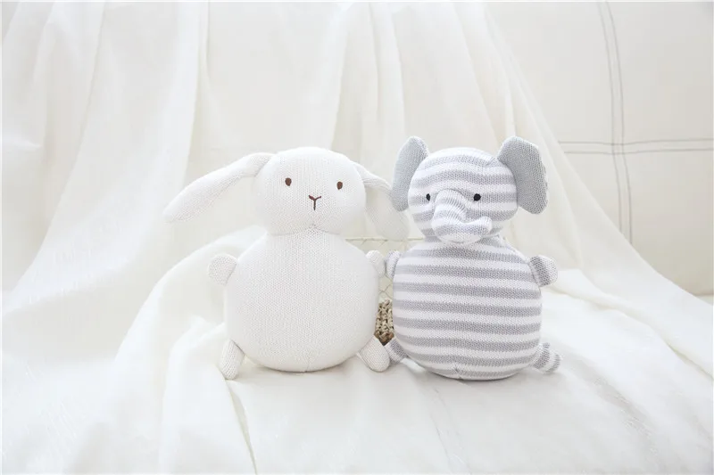 Cute Cartoon Bunny Rabbit Elephant Dog Bear Unicorn Plush Toys Baby Kids Sleeping Appease Dolls Friends Christmas Birthday Gift 18cm (9)