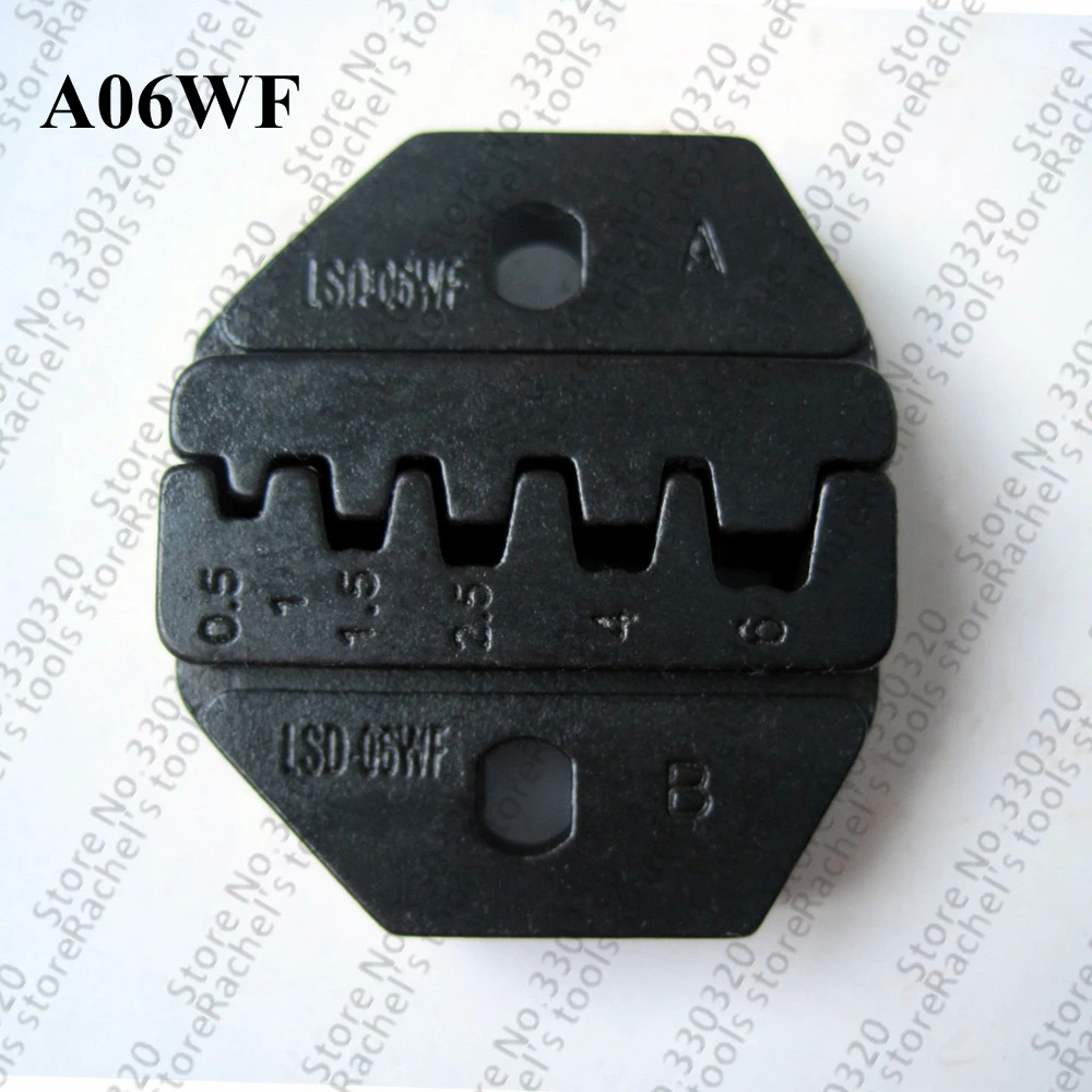

A06WF crimp tool die for crimping wire cord end sleeves and ferrules