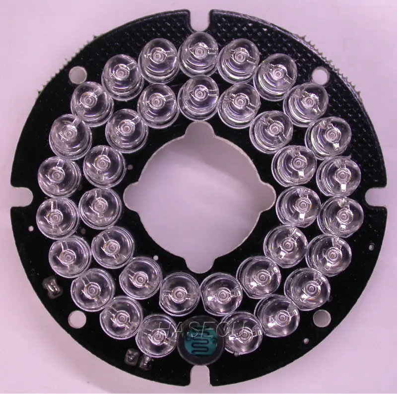 

diameter 53mm Infrared 36x (5mm) IR LED board for CCTV cameras night vision (diameter outer : 53mm / inner : 17mm)