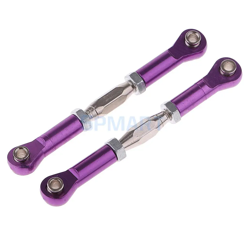 6Pcs 1/10 RC Car Steering Servo Linkage Turnbuckle Front Rear 166617 166017 106017 for Redcat HSP Truck