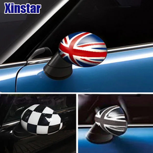 

2pcs kk car Rearview Mirror sticker for bmw MINI COOPER CLUBMAN COUNTRYMAN PEACEMAN R55 R56 R57 R58 R59 R60 F56 F54 F55 F57 F60