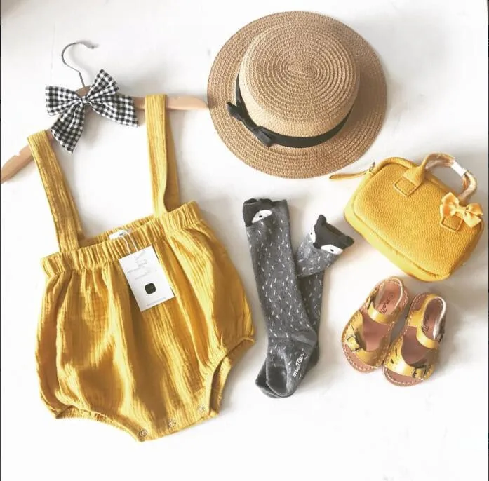 

2019 Summer Toddler Baby Girl Rompers Sweet Kids European&America Fashion Clothings