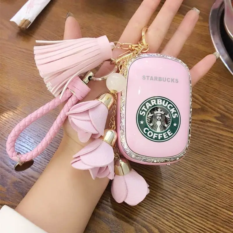 Luxury fashion Diamond starbuck Power Bank 12000mAh High Quality External Challenge Po mobile Powerbank portable battery