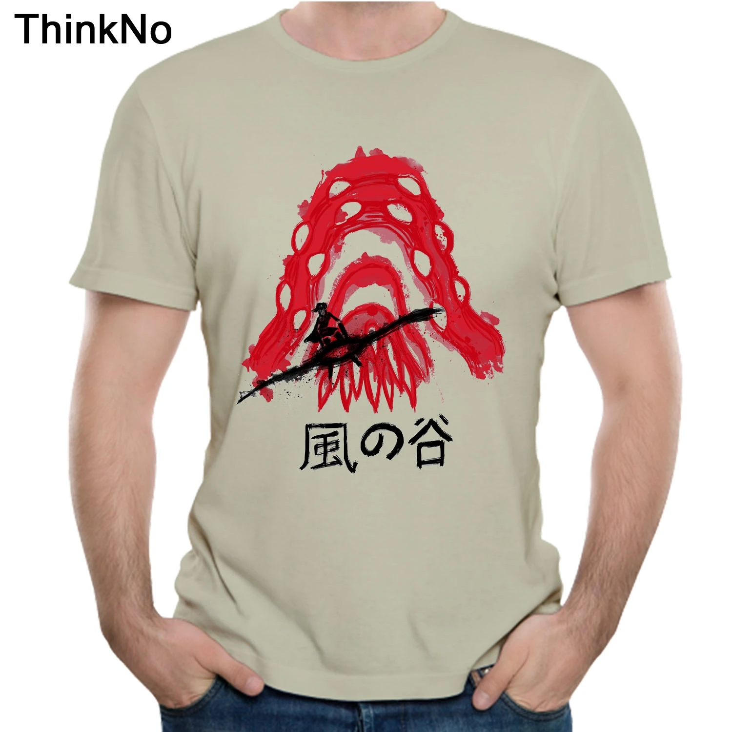 Camiseta 2018 nueva llegada Estudio Ghibli Mononoke camisetas 100% algodón Homme Camiseta Casual verano transpirable Camiseta Camiseta 2018 nueva llegada Estudio Ghibli Mononoke camisetas 100% algodón Homme Camiseta Casual verano transpirable Camiseta