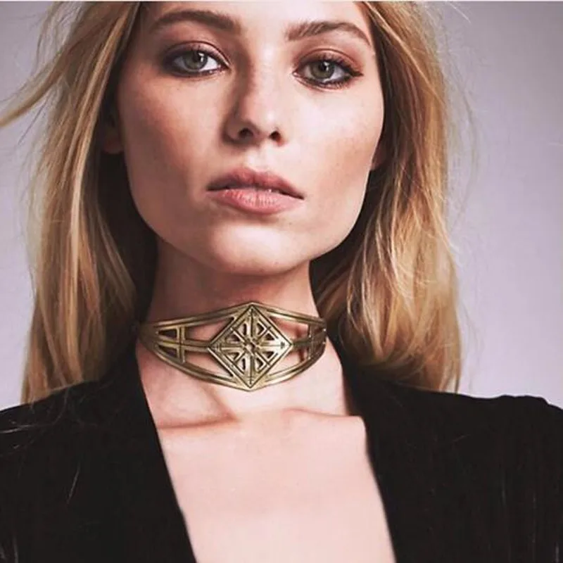 Choker Necklaces For Women Collier Femme Pendant Collar Statement Bijoux Fashion Jewelry Chocker Maxi Boho Vintage Necklace