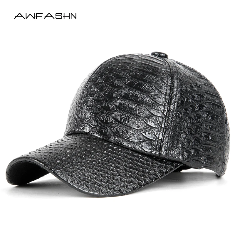 

2019 NEW Solid Winter Leather Baseball Cap Men Branded Snapback Autumn Warm Black Cap Women Bone Masculino Mens Caps and Hats