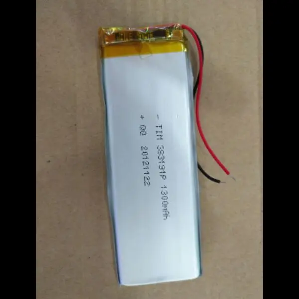 Пакет 3 7 V полимерная литиевая батарея 383191 1300mAh|polymer lithium battery|3.7v polymer batterylithium battery 3.7v