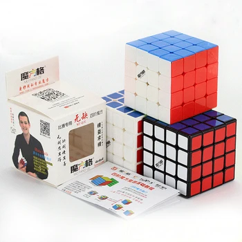 

QiYi MoFangGe WUQUE Magic Cube 4x4 Wuque Puzzles Cube professional Speed Cube magico Cubo Traditional Cube Toys educational toys