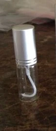 Lot of 24pcs 5ml Refillable perfume atomizer silver aluminum sprayer glass bottle | Красота и здоровье