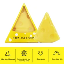 Мини удаляет акне сыра Мыло для лица с сетка для стирки очищающее мыло для кожи