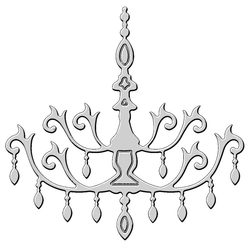 

GJCrafts Big Chandelier Metal Cutting Dies Scrapbooking New 2019 for Craft Dies Card Making Album Embossing Die Cut Decor