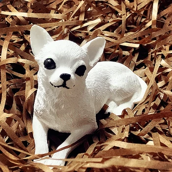 

Chihuahua chocolate cake decoration mold 3D aromatherapy gypsum decorationsilicon mold