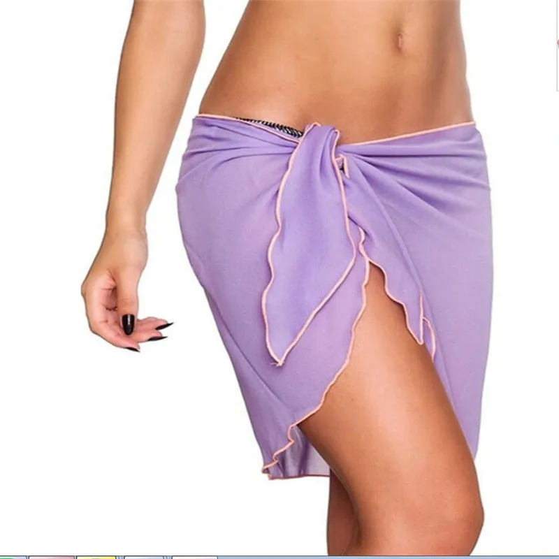 

Charm Women Chiffon Beach Bikini Cover Up Wrap Scarf Pareo Swimwear Sarong Dress