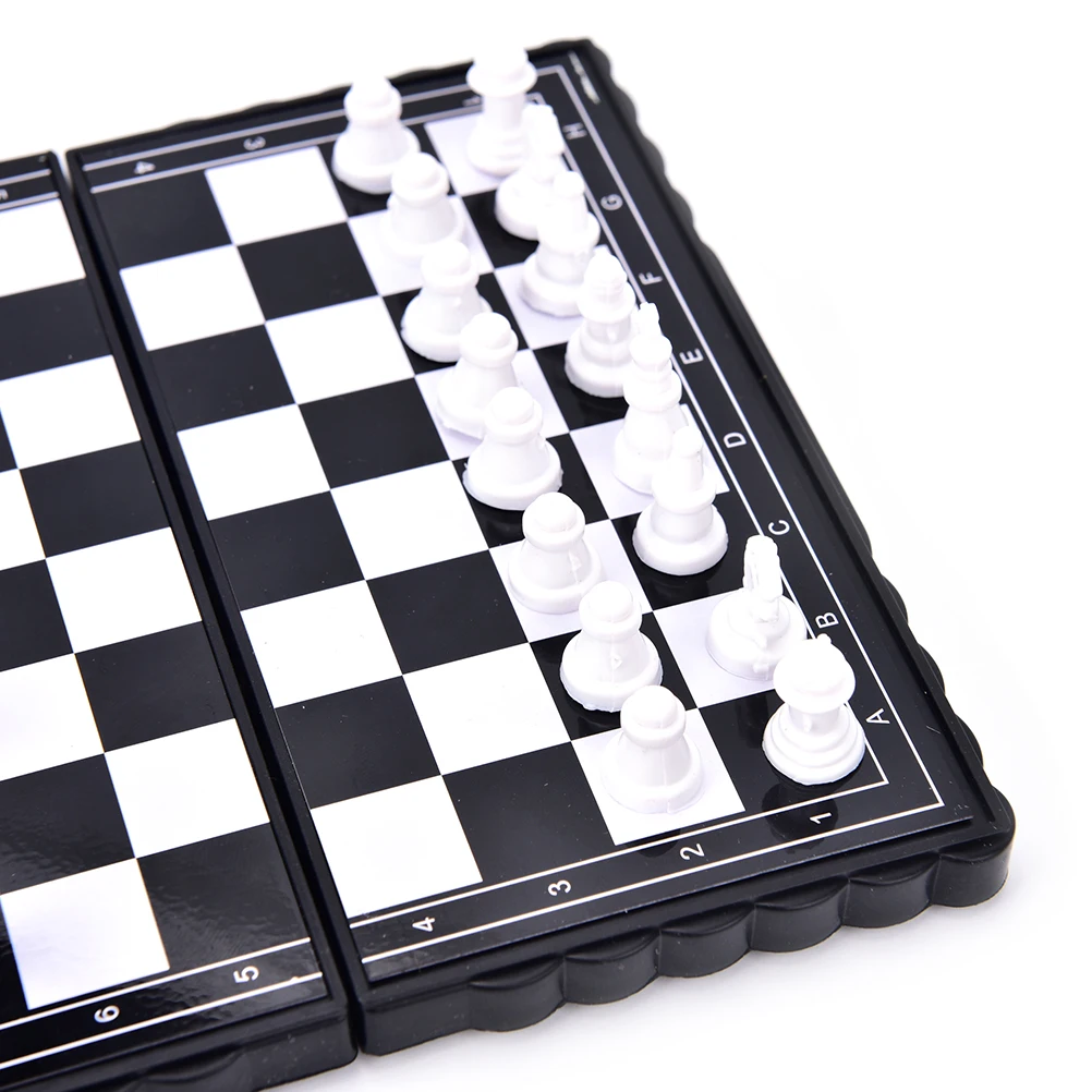 Лидер продаж 1 х шахматы пластик шахматы набор с шахматной доской с Pieces игры интимные аксессуары портативный складной магнитный